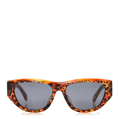 Celine Acetate Square Sunglasses CL40278U Leopard Havana 2 of 9
