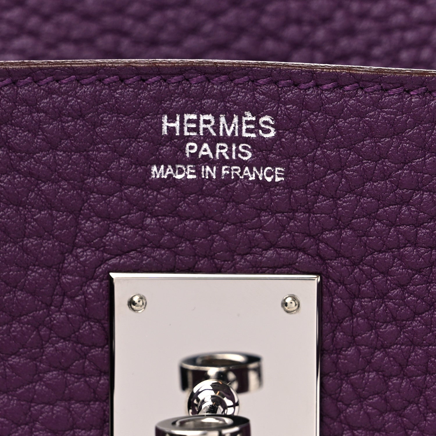 Hermes Fjord Birkin 30 Cassis 6 of 10
