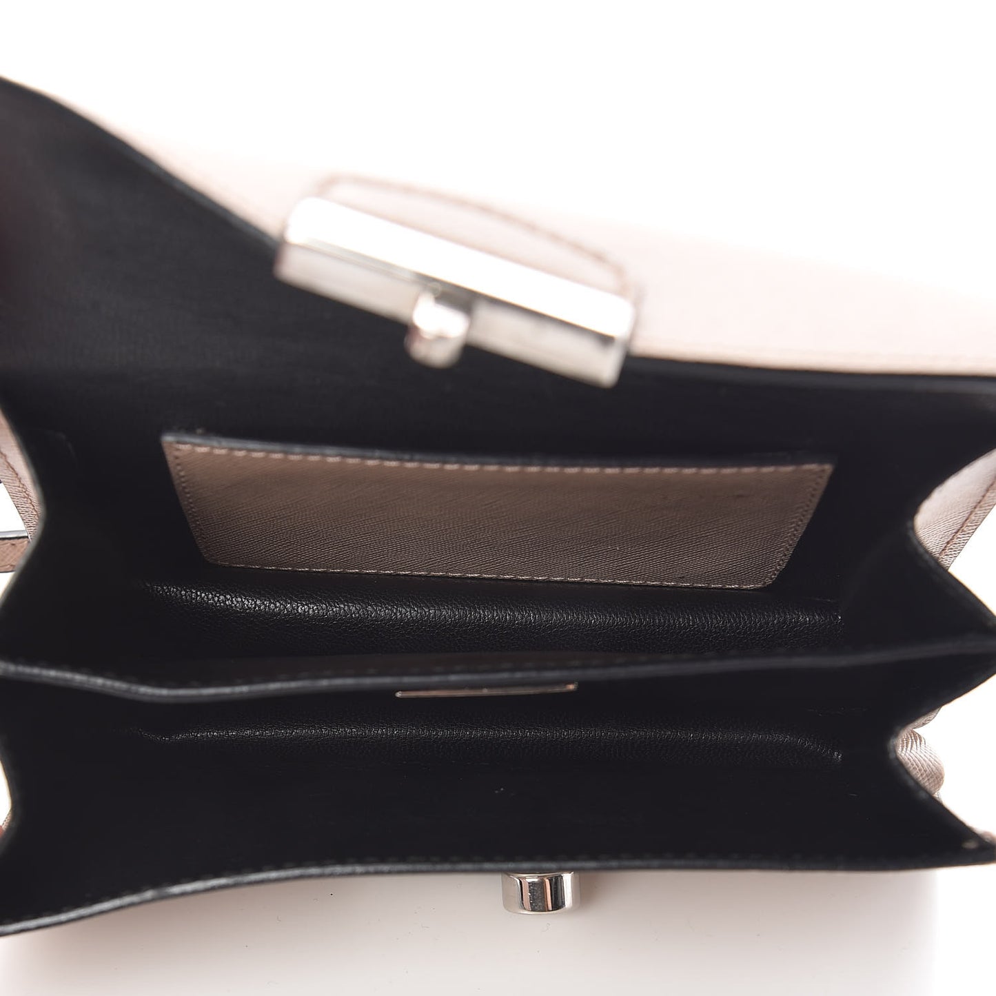 Saffiano Lux Sound Shoulder Bag Cipria