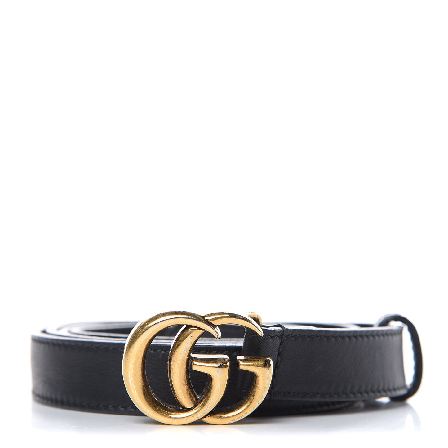 Calfskin Double G 20mm Belt 105 42 Black