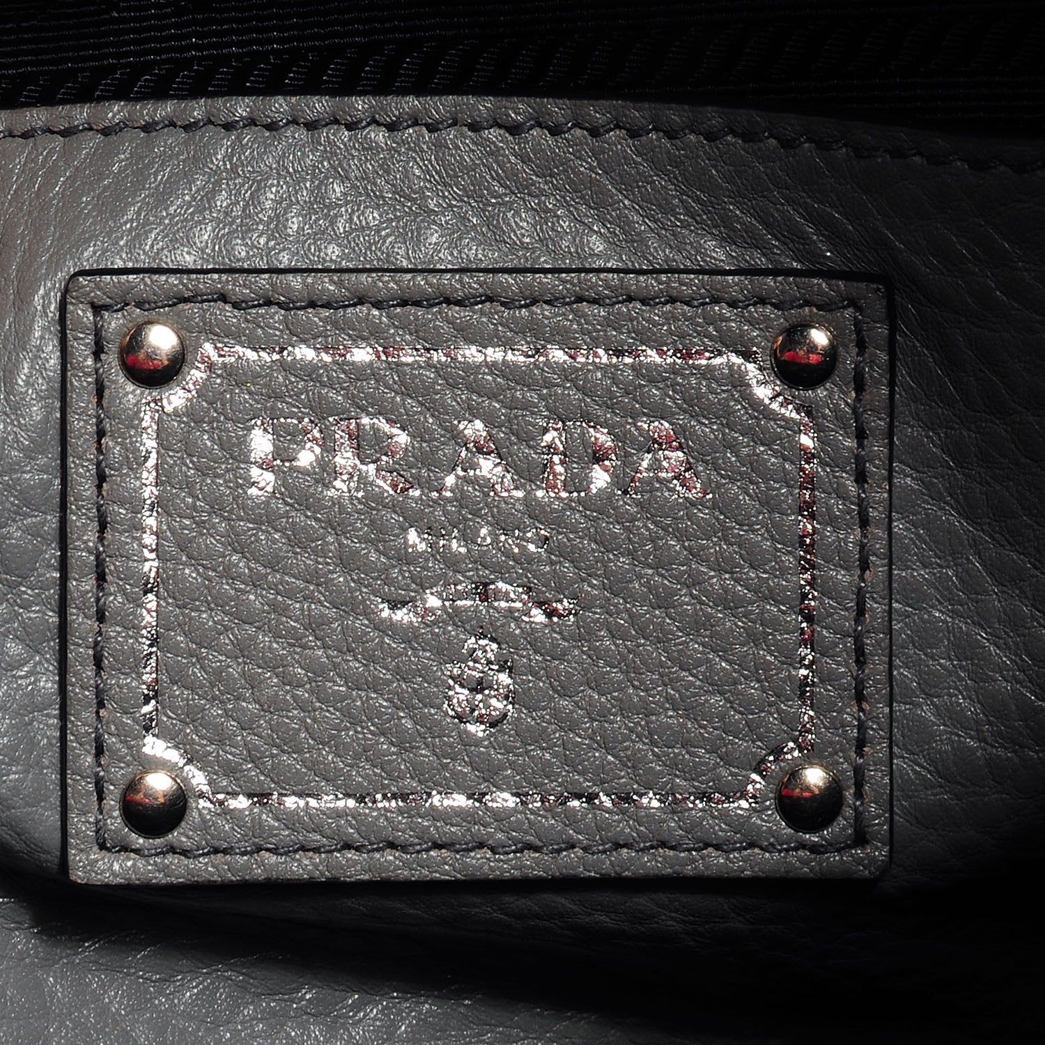 Prada Vitello Daino Shopping Tote Marmo 7 of 9