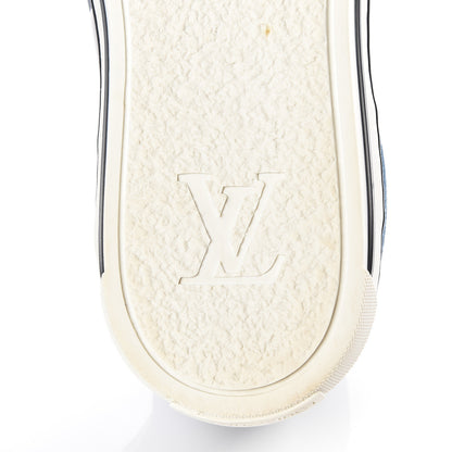 Louis Vuitton Damier Challenge Zip Up Sneakers 7.5 Blue 12 of 12
