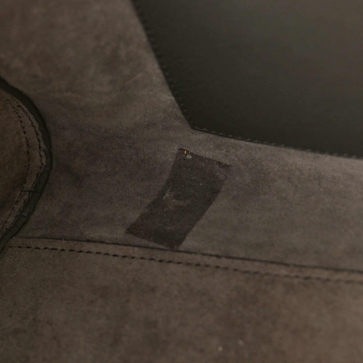 Saint Laurent Grained Calfskin Small Cabas Rive Gauche Fog 12 of 13