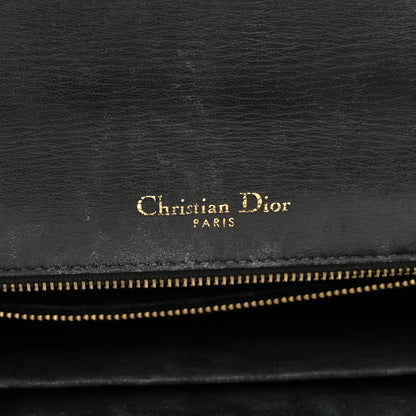 Christian Dior Lambskin Studded Medium Diorama Flap Bag Black 6 of 14