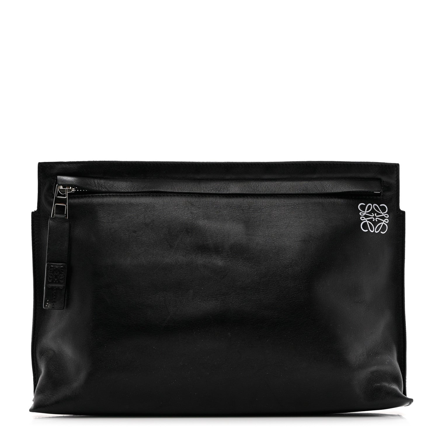 Loewe Calfskin T Pouch Black 1 of 7