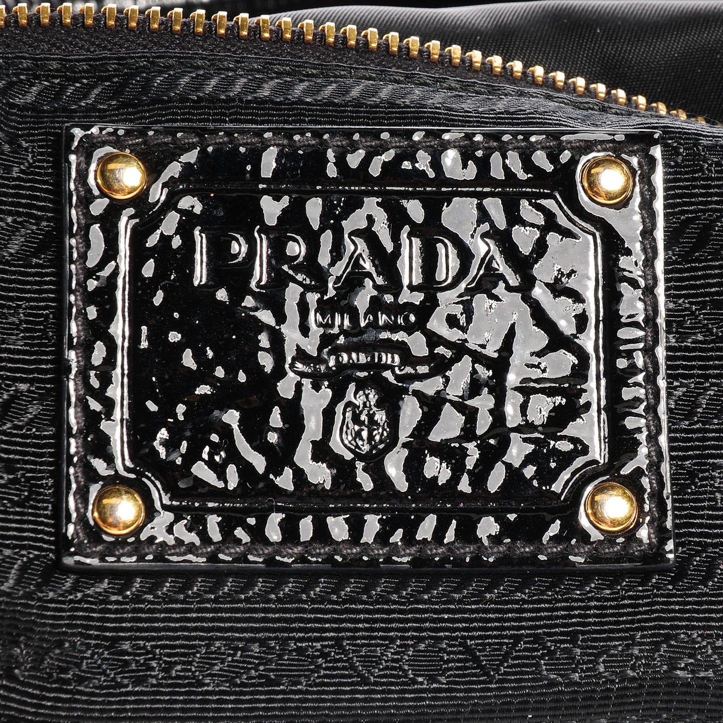 Tessuto Nylon Small Tote Nero Black