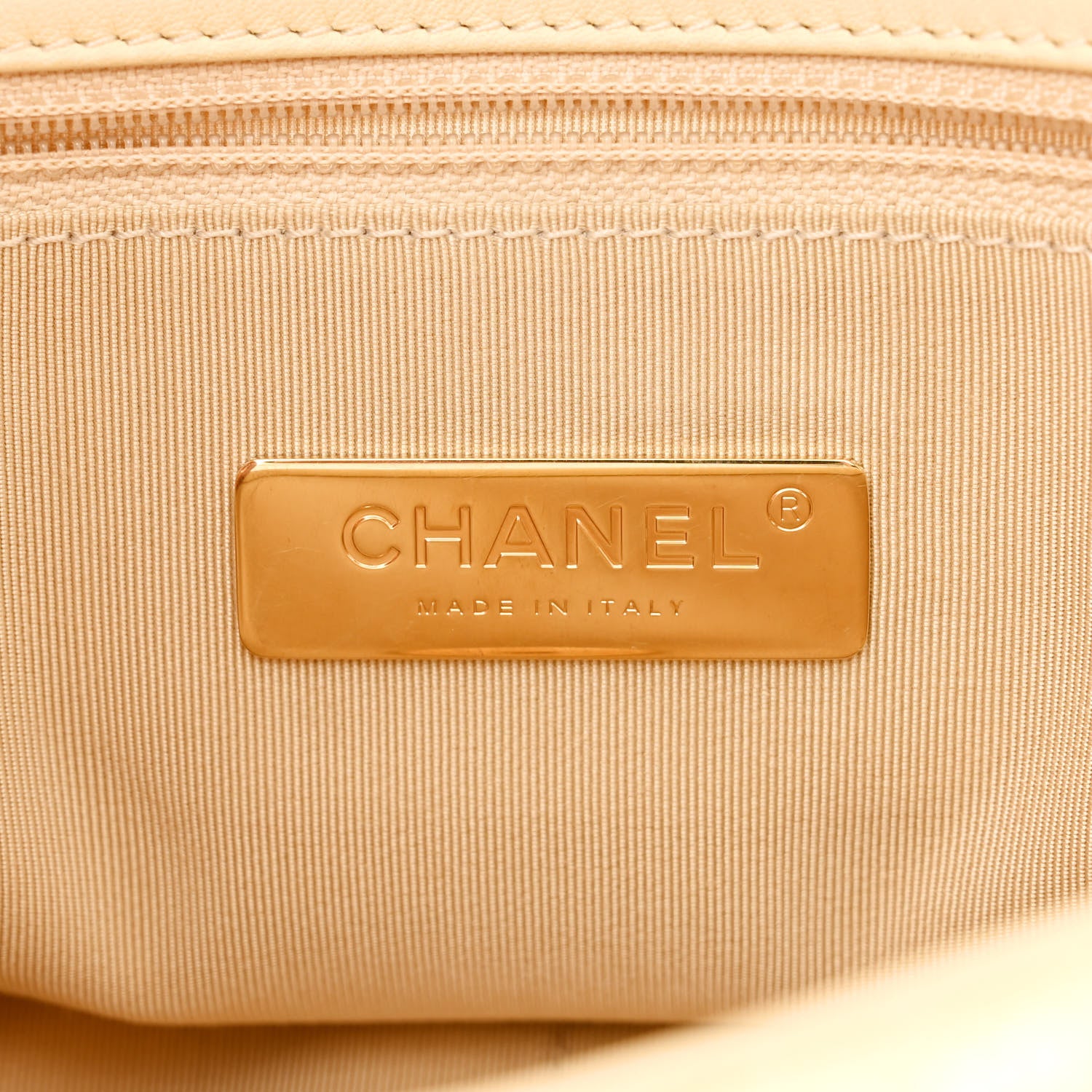 Chanel Sequin Quilted Medium Chanel 19 Flap Light Yellow 6 of 11