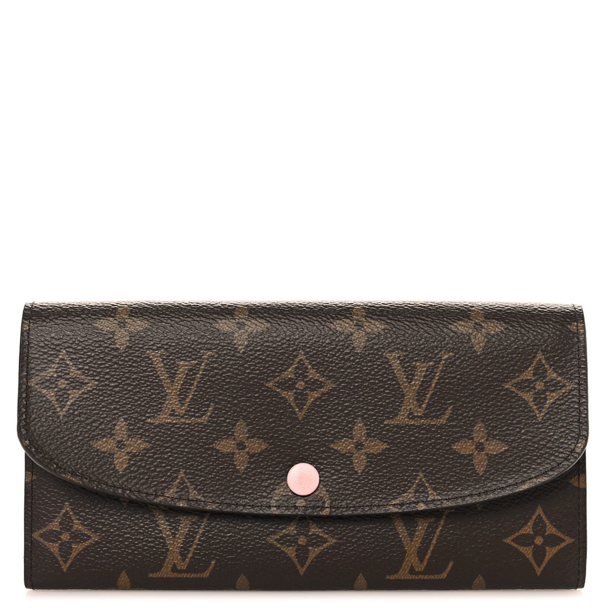 Monogram Emilie Wallet Rose Ballerine