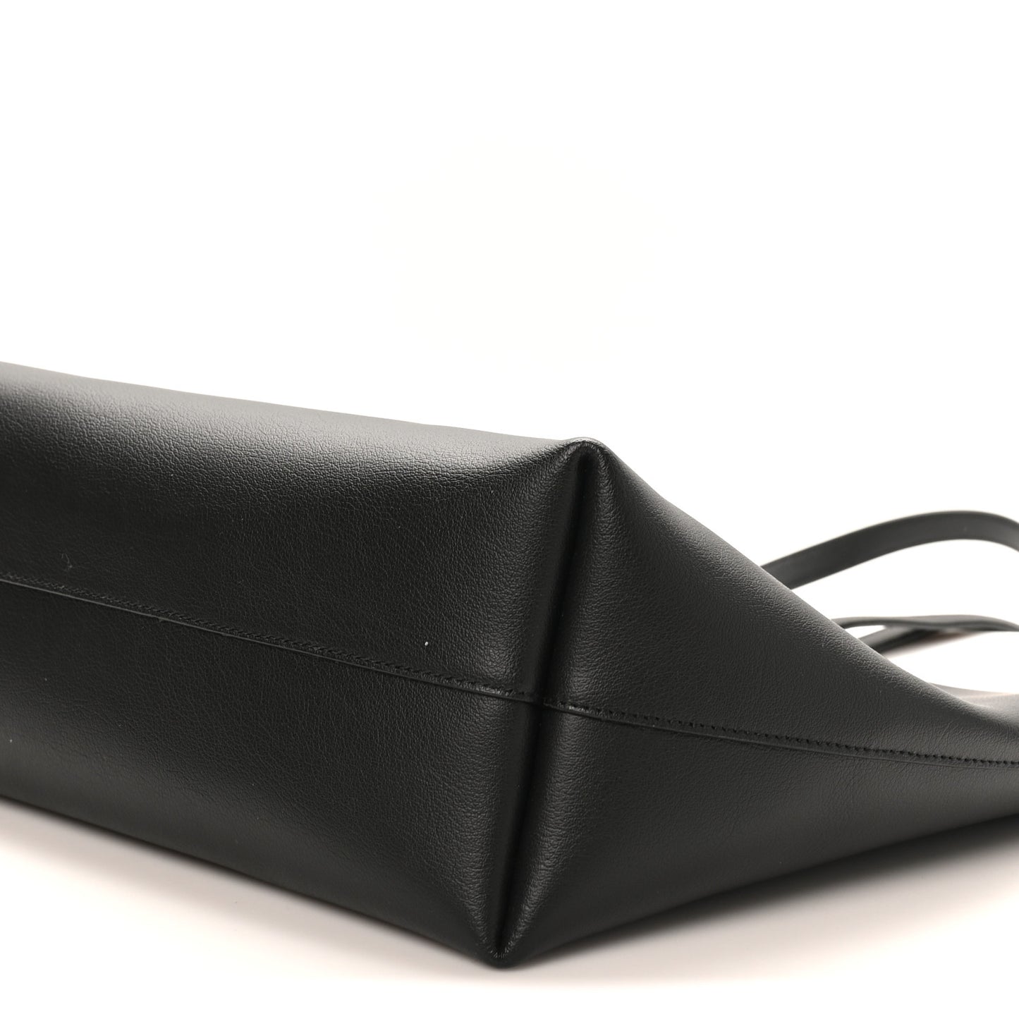 Calfskin Large Shopping Tote Black