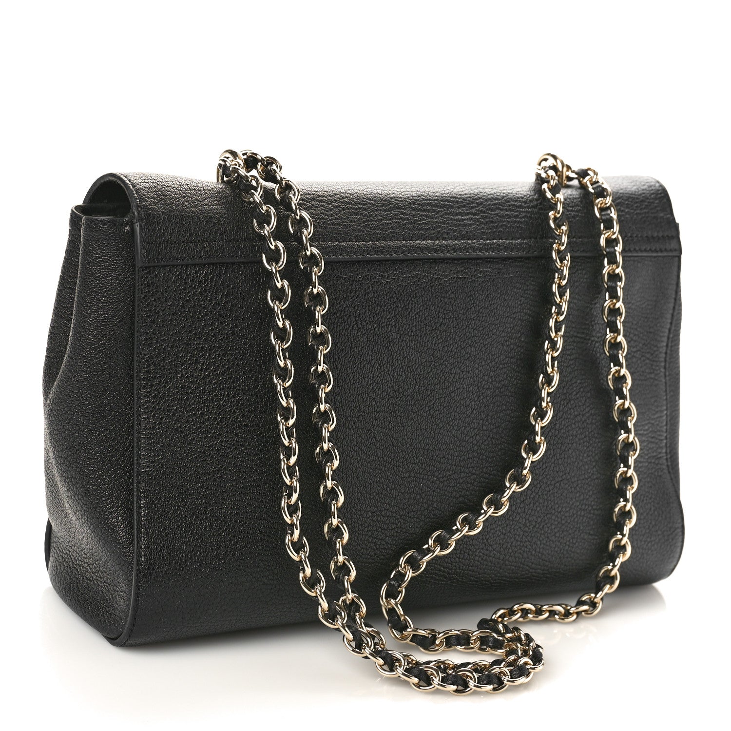 Mulberry Glossy Goatskin Medium Lily Black 3 of 9