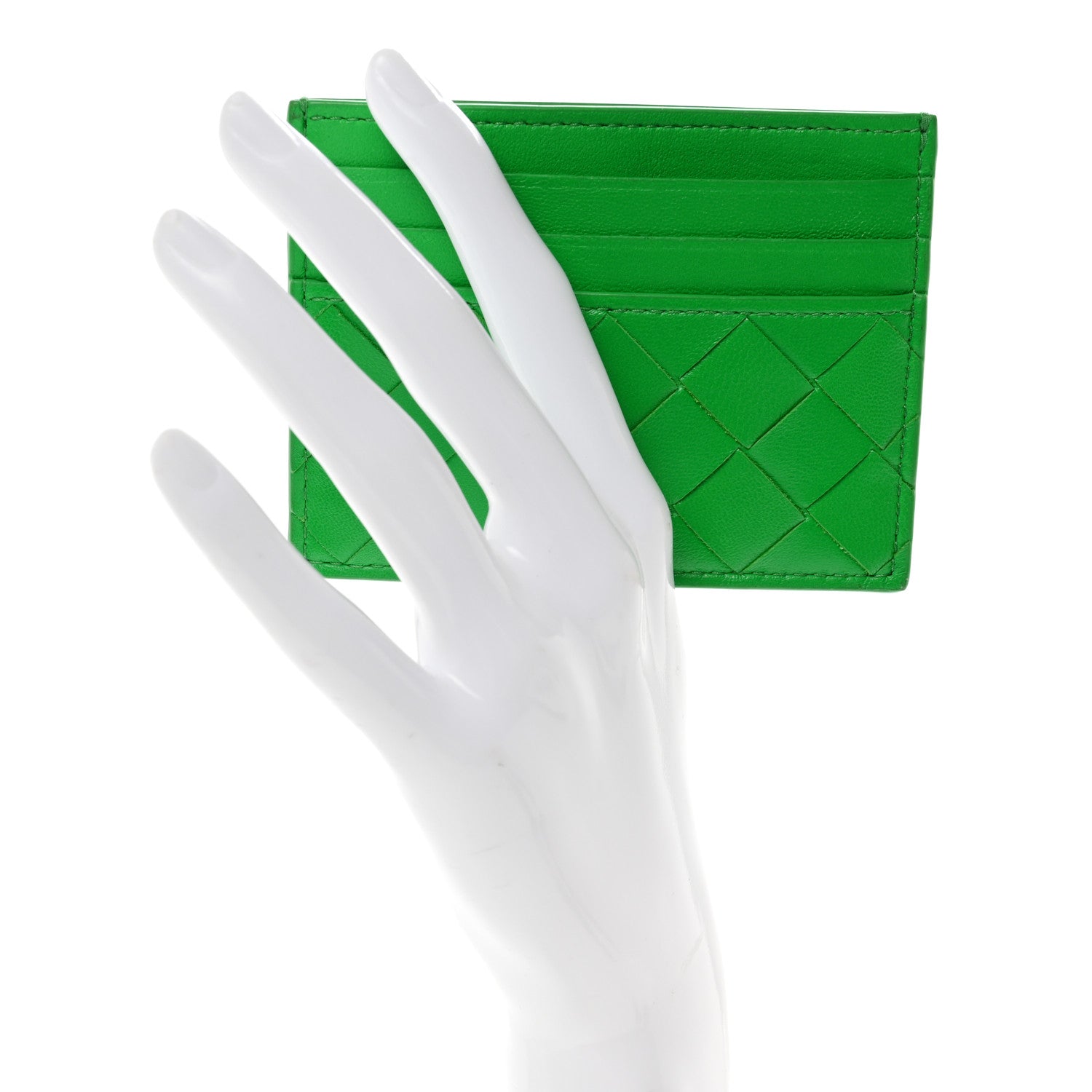 Bottega Veneta Nappa Intrecciato Card Case Parakeet 2 of 7