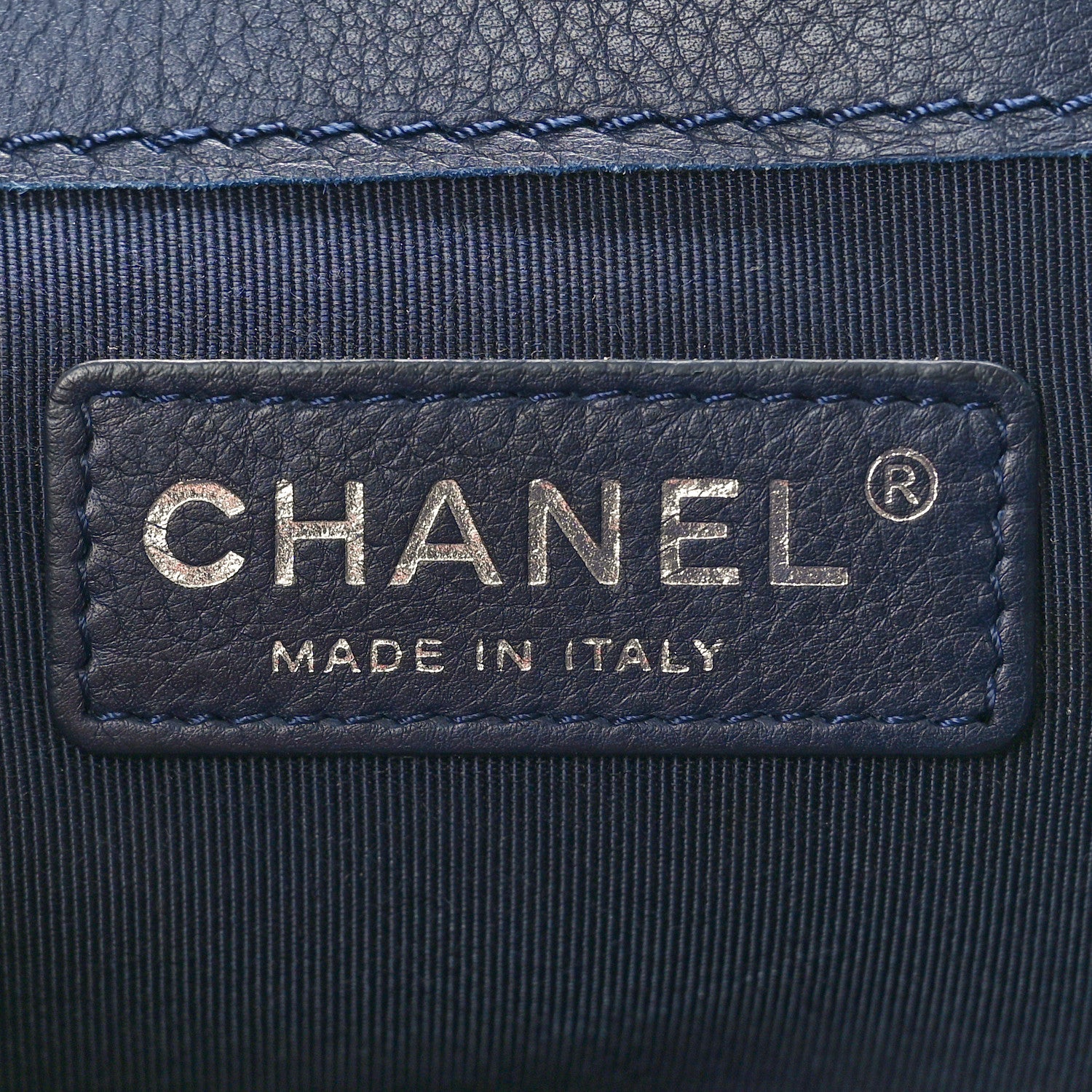 Chanel Calfskin New Medium Boy Reverso Flap Navy 6 of 10