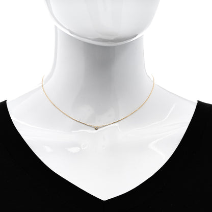 Cartier 18K Yellow Gold Diamond XS D'Amour Pendant Necklace 2 of 6