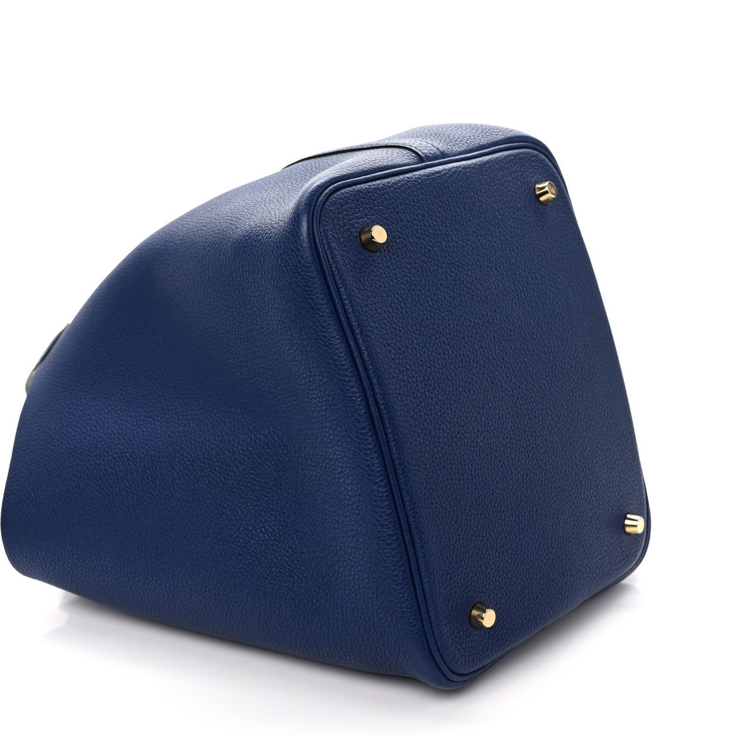 Taurillon Clemence Picotin Lock 22 MM Bleu Saphir
