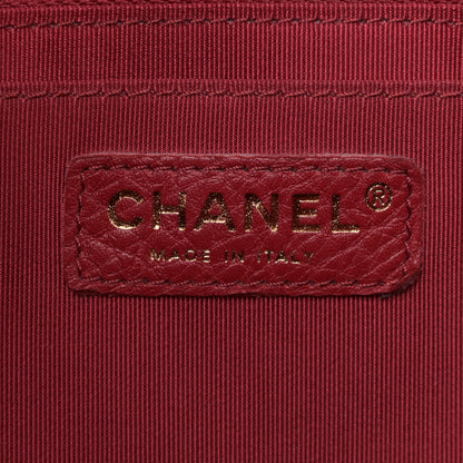 Chanel Calfskin Quilted Small XXL Travel Flap Bag Red 6 of 11