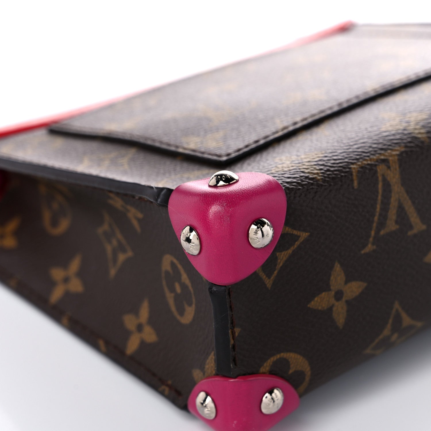 Louis Vuitton Monogram Pochette Mask PM Corail 9 of 15