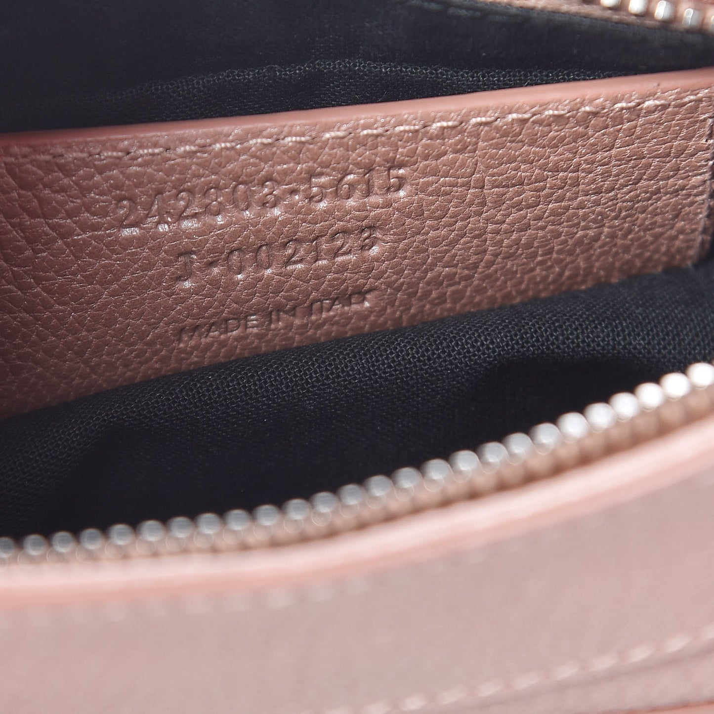 Chevre Classic Silver Hardware Hip Rose