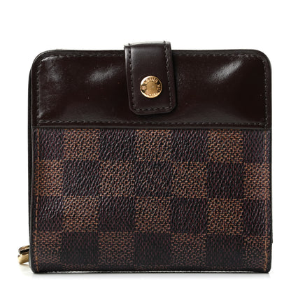 Louis Vuitton Damier Ebene Zippe Zipped Compact Wallet 1 of 7