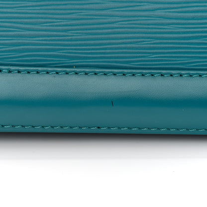 Louis Vuitton Epi Alma BB Cyan 12 of 15