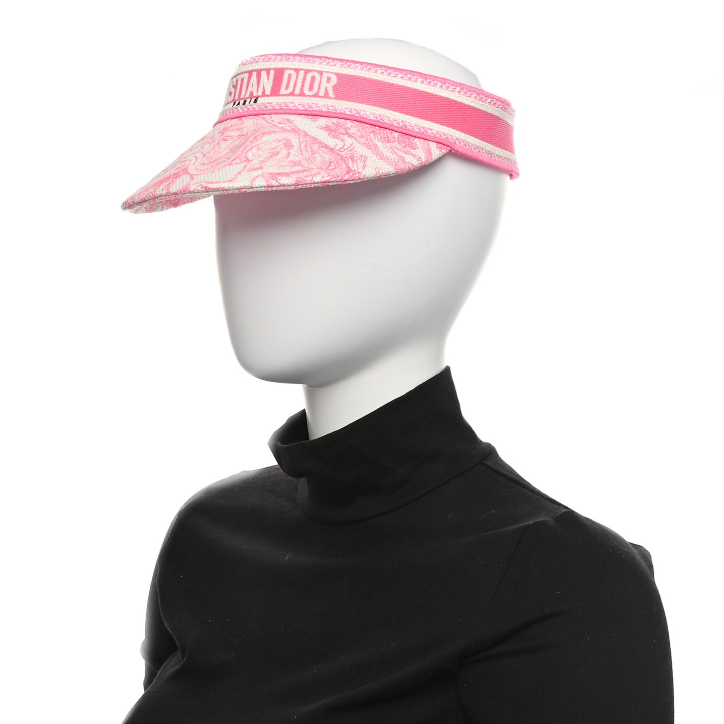 Toile De Jouy Reverse Visor Fluorescent Pink