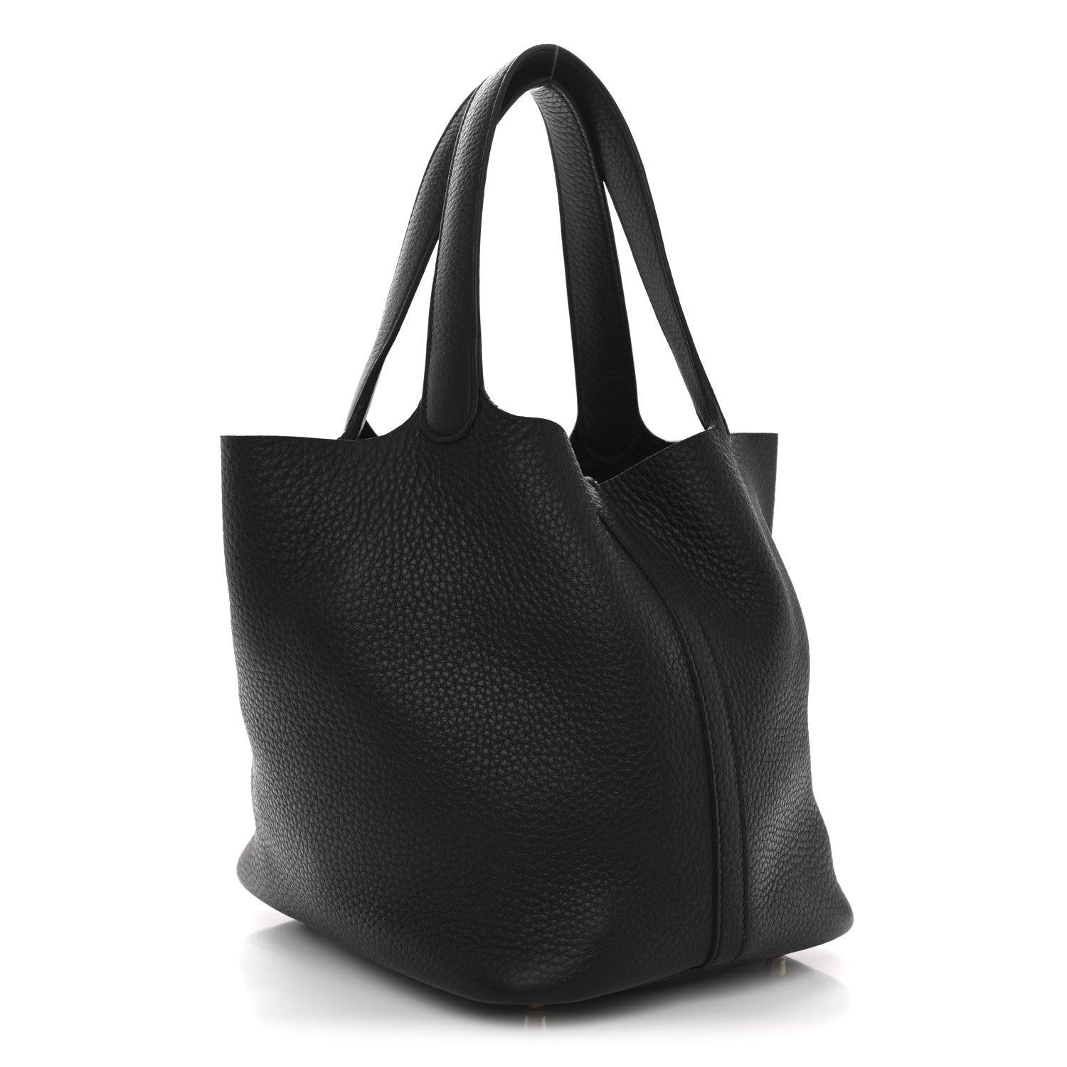 Hermes Taurillon Clemence Picotin Lock 22 MM Black 3 of 10