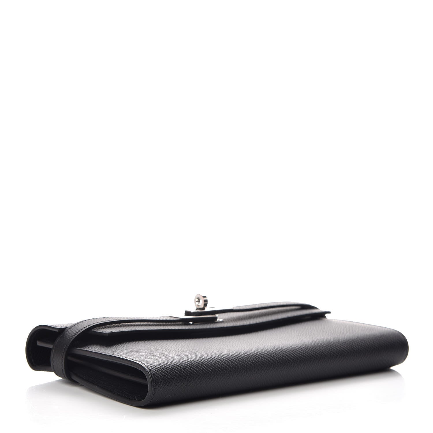 Hermes Epsom Kelly Longue Wallet Black 4 of 10
