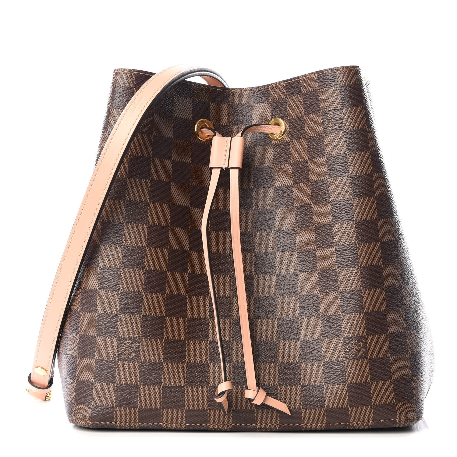 Louis Vuitton Damier Ebene Neonoe MM Venus Pink 1 of 11