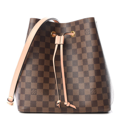 Louis Vuitton Damier Ebene Neonoe MM Venus Pink 1 of 11