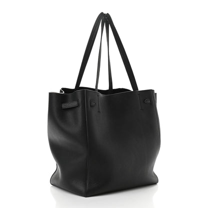 Celine Soft Grained Calfskin Medium Belt Cabas Phantom Black 3 of 10
