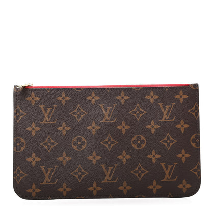 Louis Vuitton Monogram Neverfull MM GM Pochette Cherry 1 of 6
