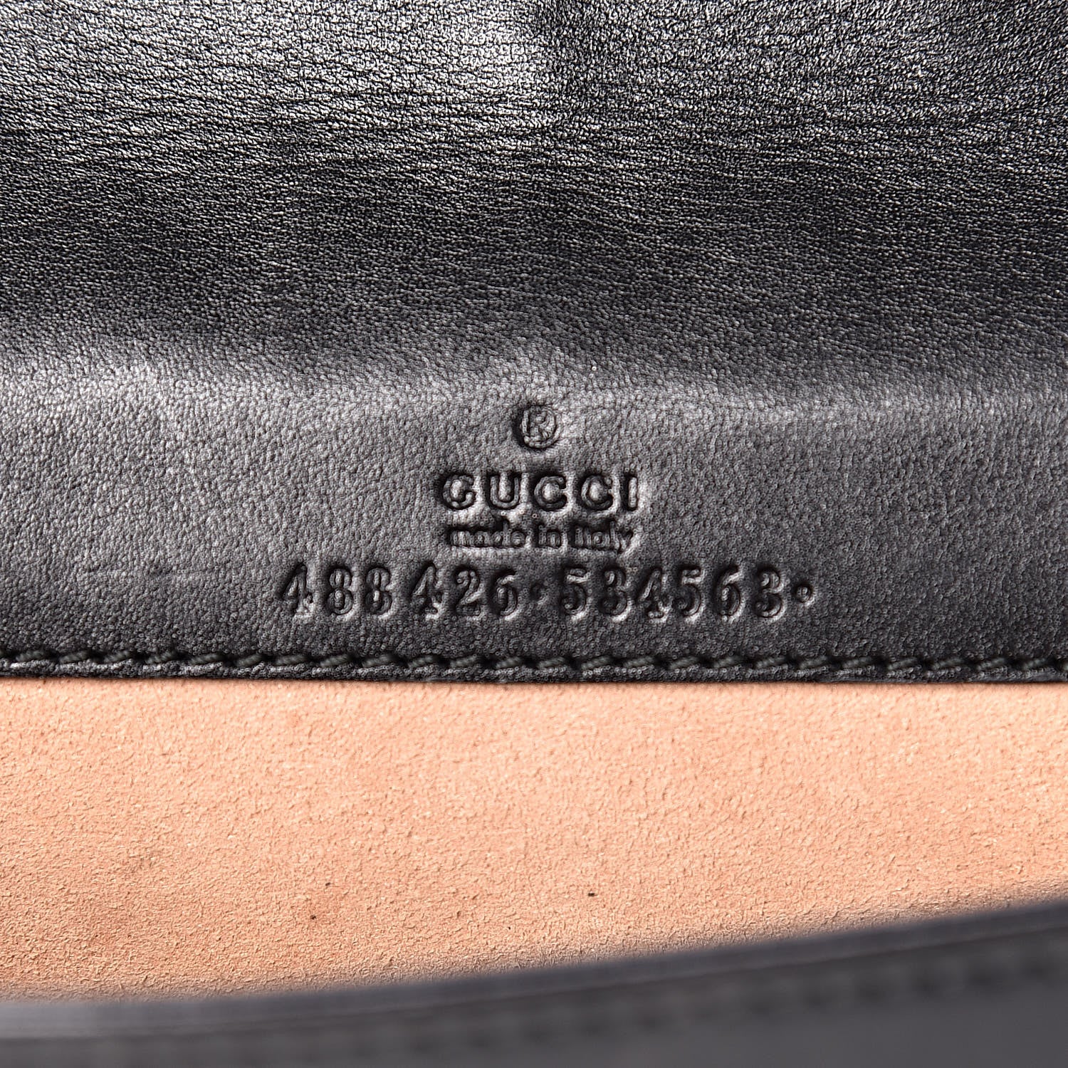 Gucci Calfskin Matelasse GG Marmont Mini Bag Black 6 of 15