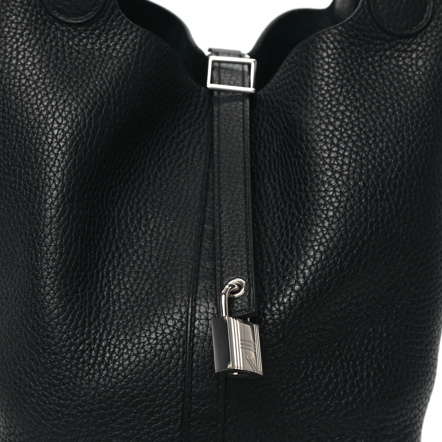 Hermes Taurillon Clemence Picotin Lock 22 MM Black 8 of 10