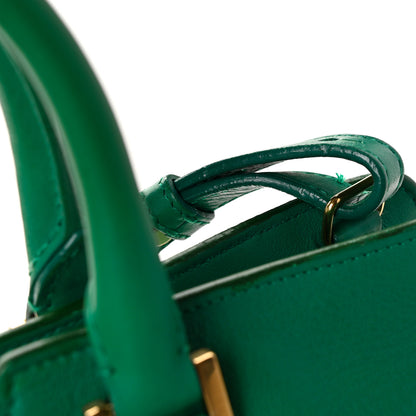 Saint Laurent Calfskin Small Classic Y Cabas Green 13 of 14