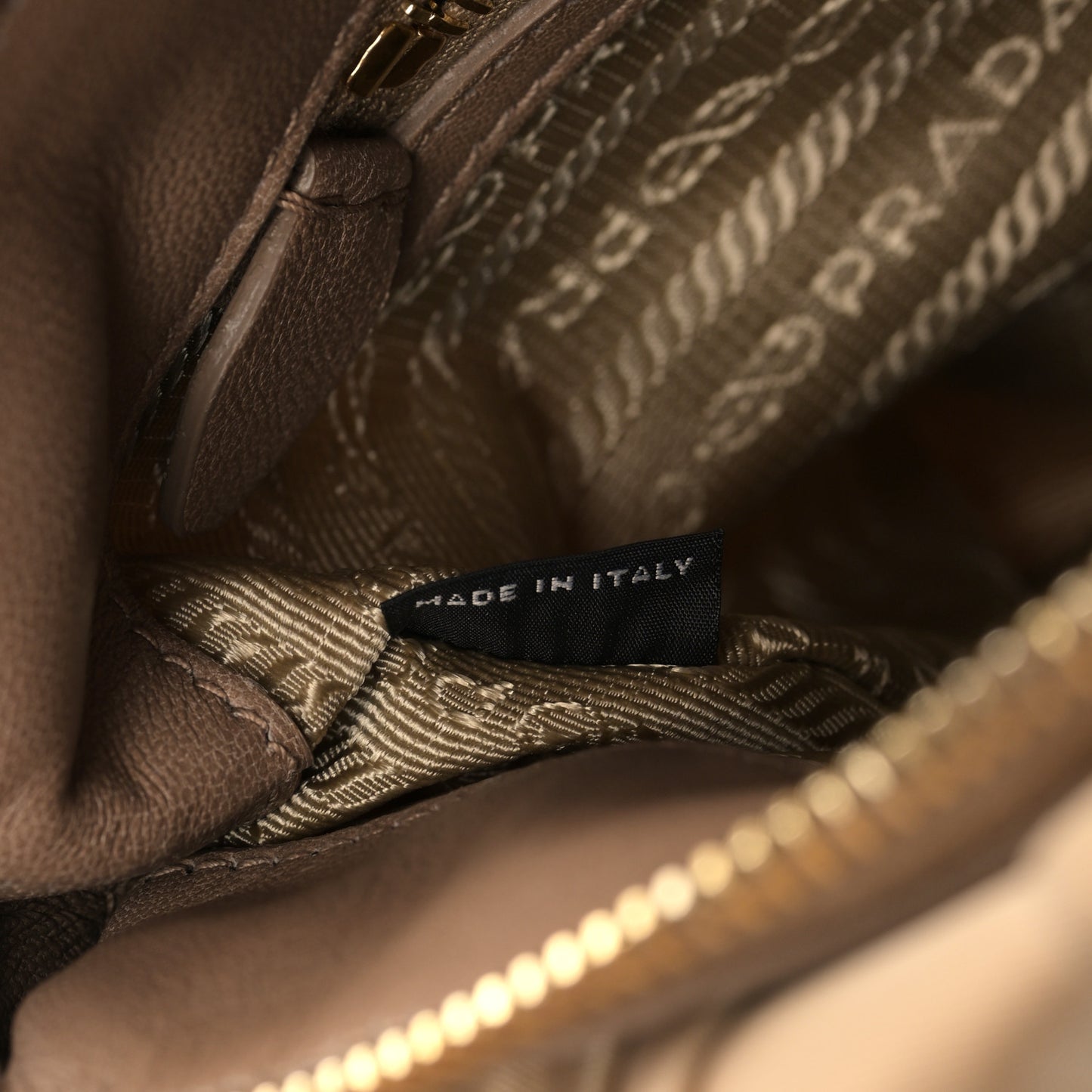 Tessuto Nylon Gaufre Tote Cammello