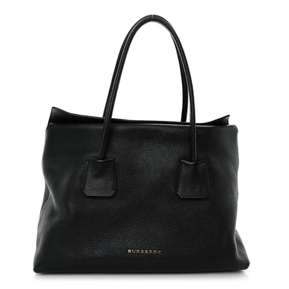 Burberry London Grainy Calfskin Medium Baynard Tote Black 1 of 12