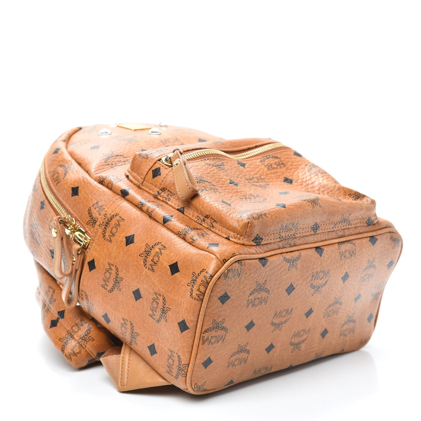 Visetos Small Sprinkle Stud Stark Backpack Cognac