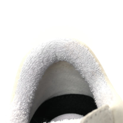 Chanel Suede Calfskin Fabric CC Sneakers 36 White 9 of 10