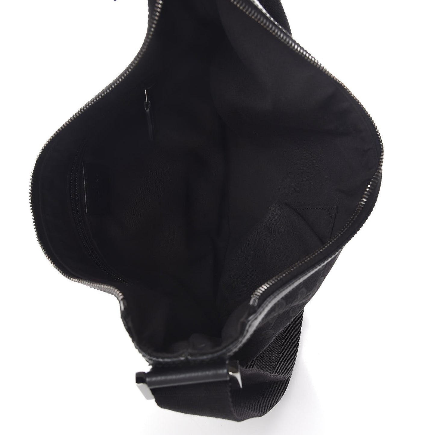 Monogram Medium Half Moon Hobo Black