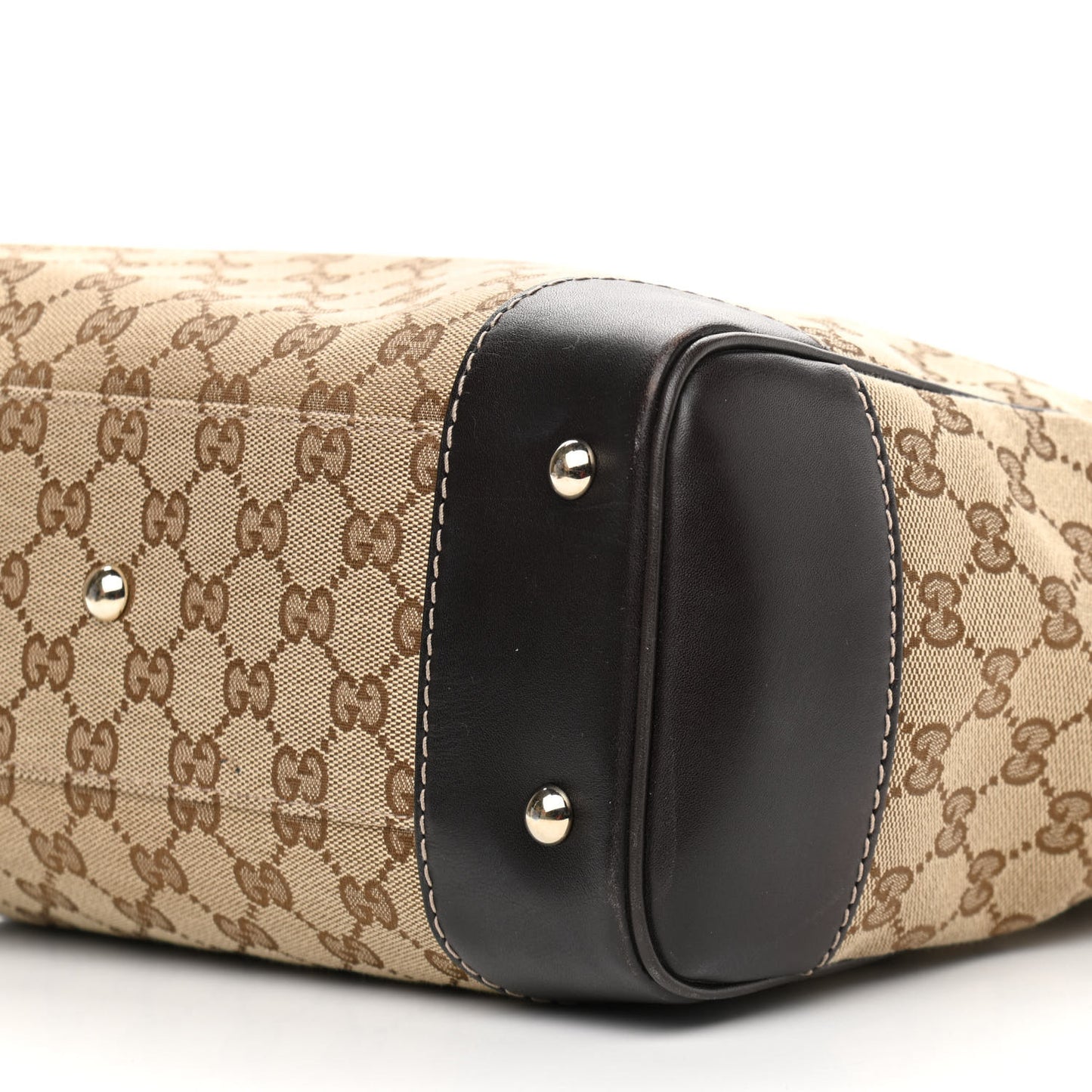 Monogram Web Medium Mayfair Tote Dark Brown