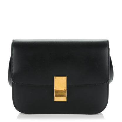 Celine Box Calfskin Medium Classic Box Flap Bag Black 1 of 7