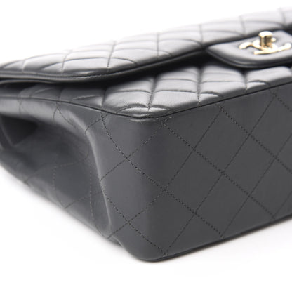 Chanel Lambskin Quilted Jumbo Double Flap Dark Grey 6 of 15