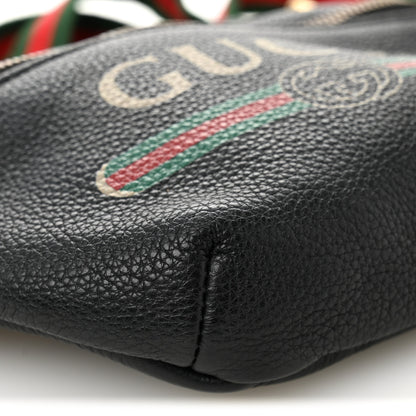 Gucci Grained Calfskin Small Logo Belt Bag Black 9 of 10