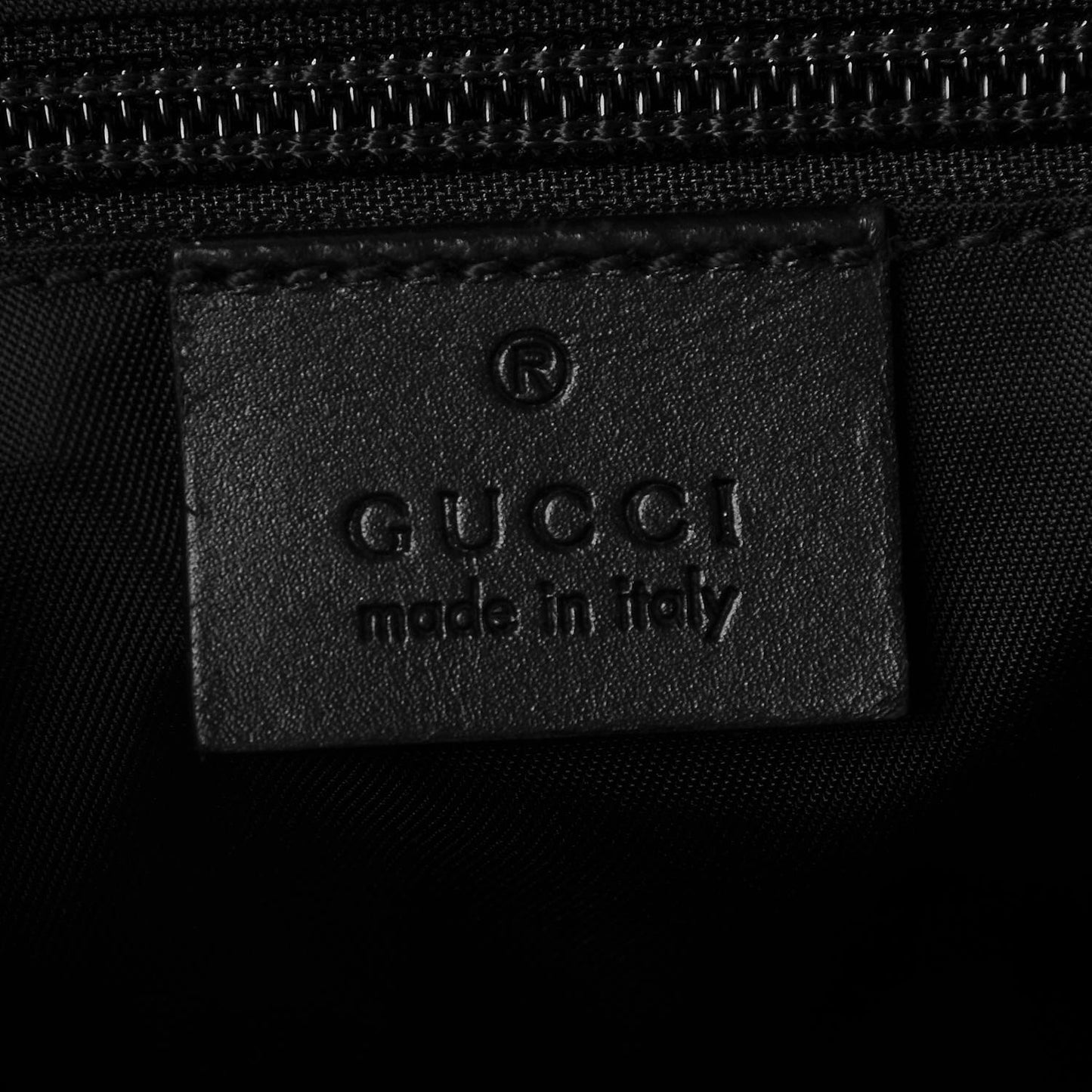 GG Supreme Monogram Web Messenger Bag Black