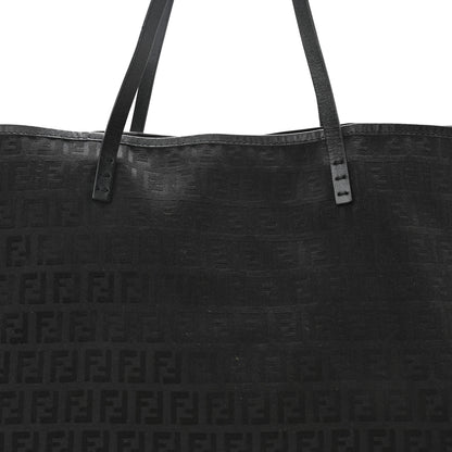 Fendi Zucchino Shopping Tote Black 13 of 16