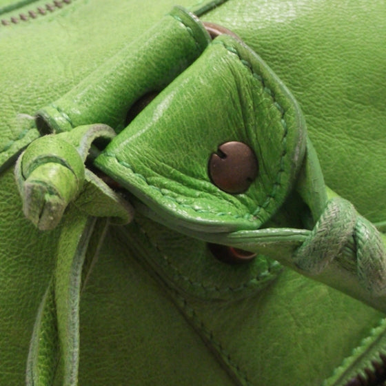 Leather WORK Tote Apple