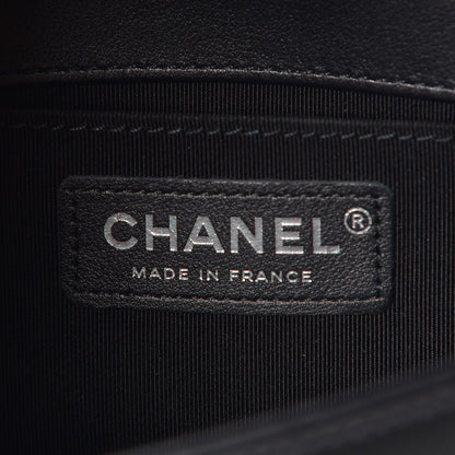 Chanel Calfskin Quilted Small Boy Flap So Black 7 of 9