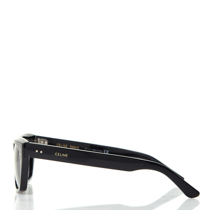 Celine Acetate Polarized Rectangular Sunglasses CL40060I Black 3 of 7