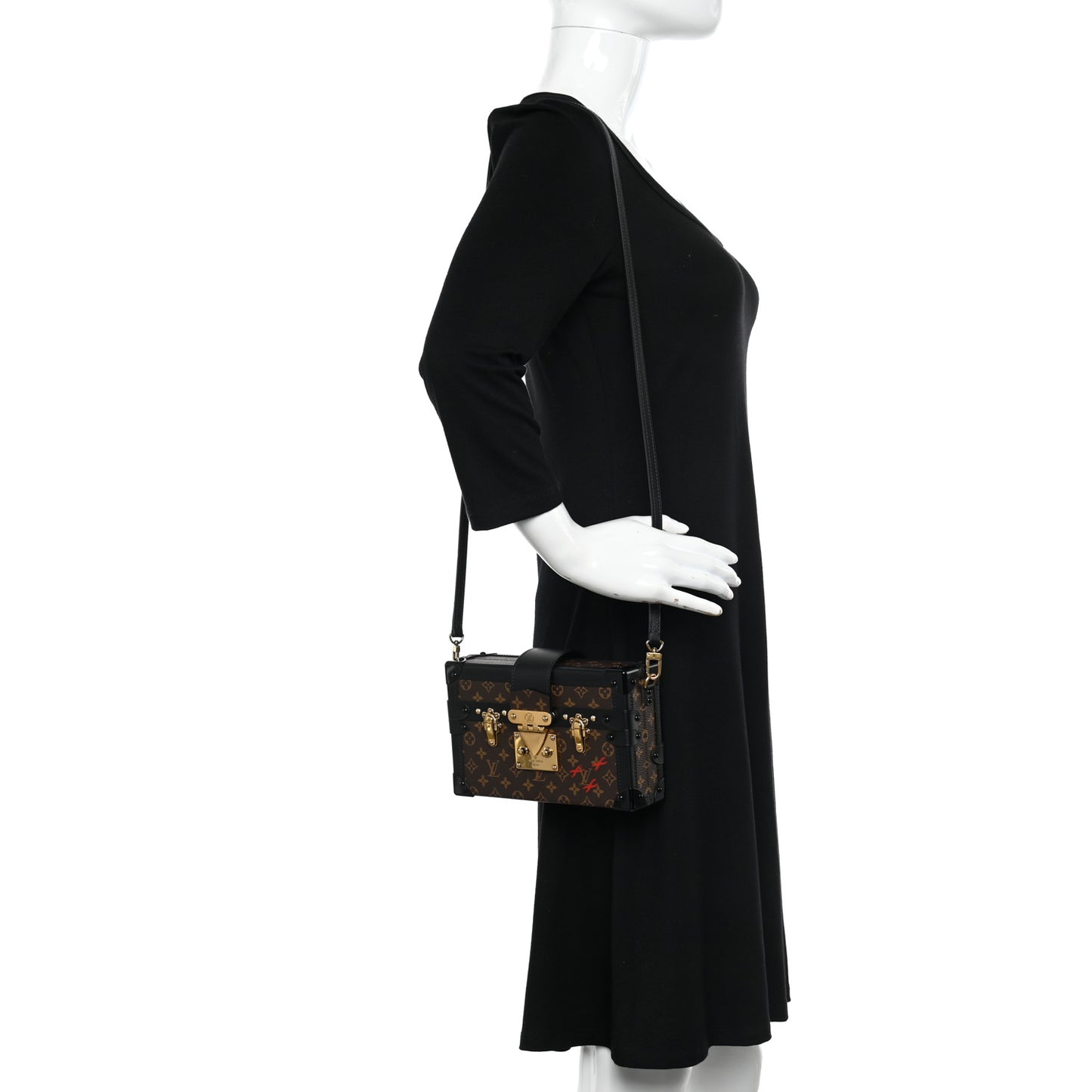 Monogram Petite Malle Black