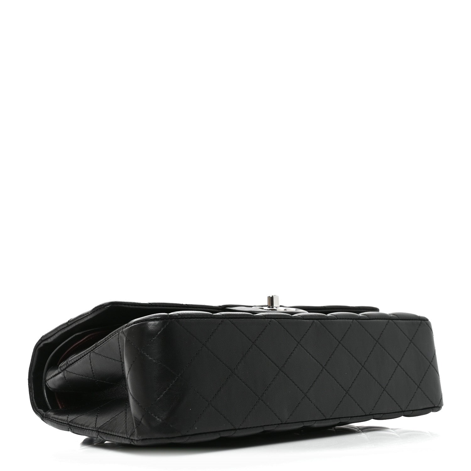 Chanel Lambskin Quilted Medium Double Flap Black 4 of 10