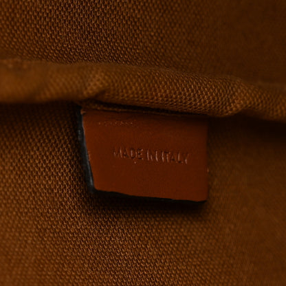 Celine Triomphe Canvas Calfskin Medium Bucket Bag Tan 7 of 14